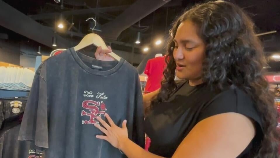 San Francisco 49ers unveil Latino Heritage Collection of team merchandise for "Los Fieles" — CBS Bay Area (KPIX), Larkspur Sports news