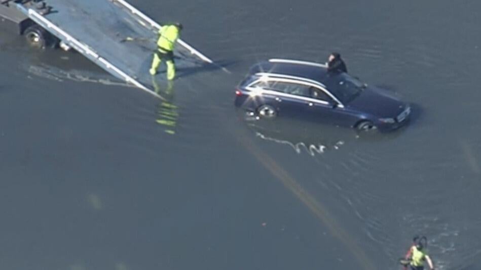 Flooding in parts of Marin County as coastal flood advisory in effect for Bay Area — CBS Bay Area (KPIX), Larkspur Community news