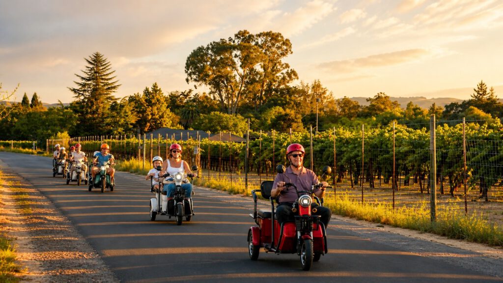 Pushpak Rolls into Healdsburg with Tours and a Ribbon Cutting — North Bay Bohemian, Larkspur Arts news
