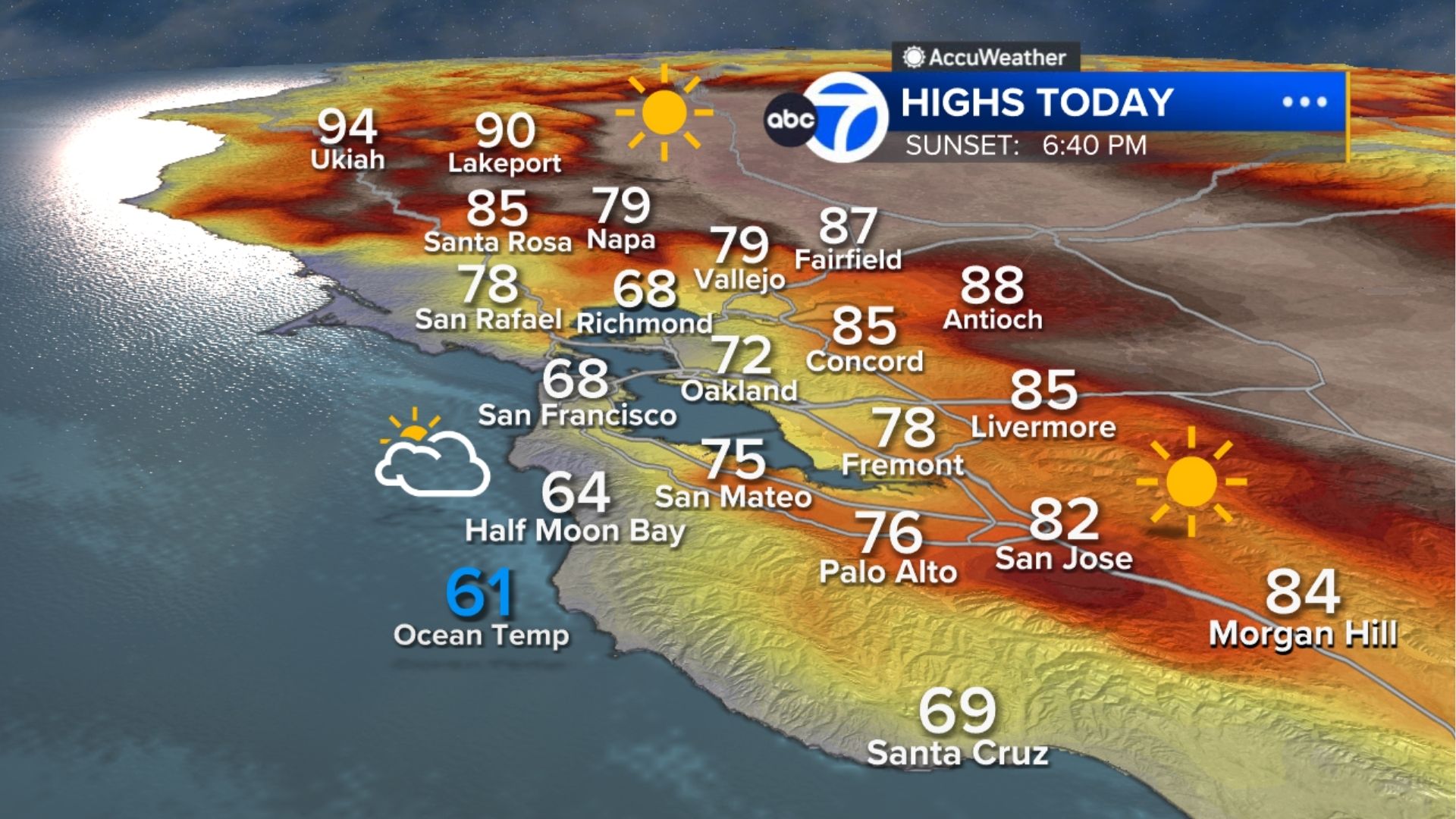 AccuWeather Forecast: Relief from heat is here with fog along the coast
       — ABC 7 Bay Area, Larkspur Community news