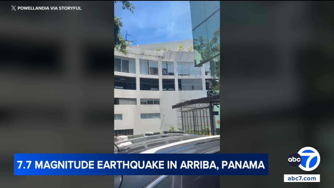 Panama earthquake: Tsunami threat after magnitude 7.7 earthquake and 6.6 aftershock rock region, USGS reports
       — ABC 7 Bay Area, Larkspur Schools news