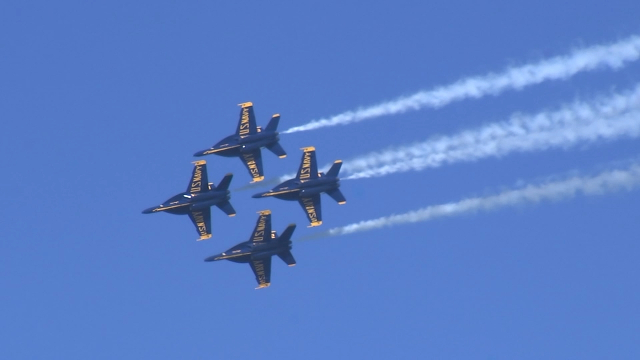 Blue Angels roar back over San Francisco Bay after Friday fog delay
       — ABC 7 Bay Area, Larkspur Arts news
