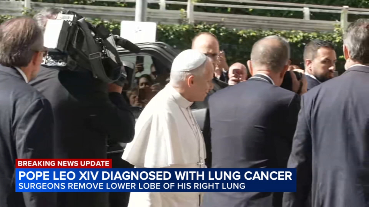 Pope surgery update: Vatican says Pope Leo XIV has lung cancer and the lower lobe of his right lung was removed
       — ABC 7 Bay Area, Larkspur Community news