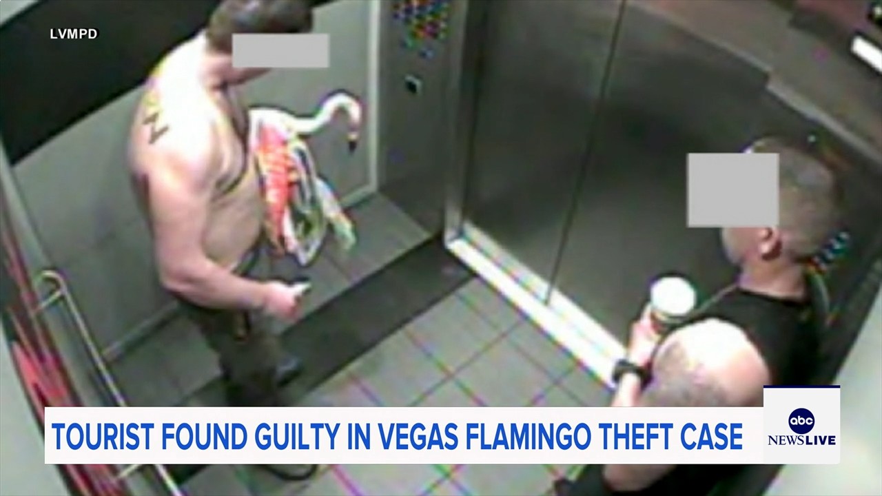 Man who snatched Peachy the flamingo from Las Vegas hotel exhibit found guilty of animal cruelty

       — ABC 7 Bay Area, Larkspur Arts news