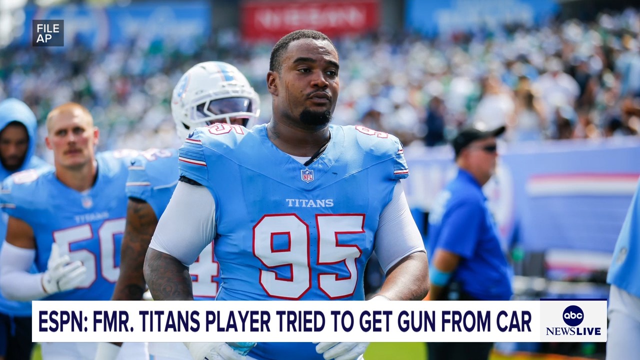 Jordan Elliott was released by Titans after pulling out gun in parking lot, coach Robert Saleh says
       — ABC 7 Bay Area, Larkspur Sports news