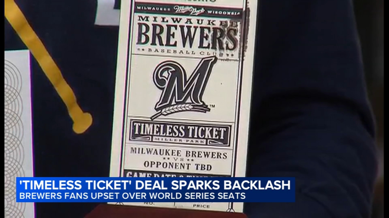 Brewers 'Timeless Ticket' holders say the team isn't fully honoring deal for World Series seats
       — ABC 7 Bay Area, Larkspur Schools news