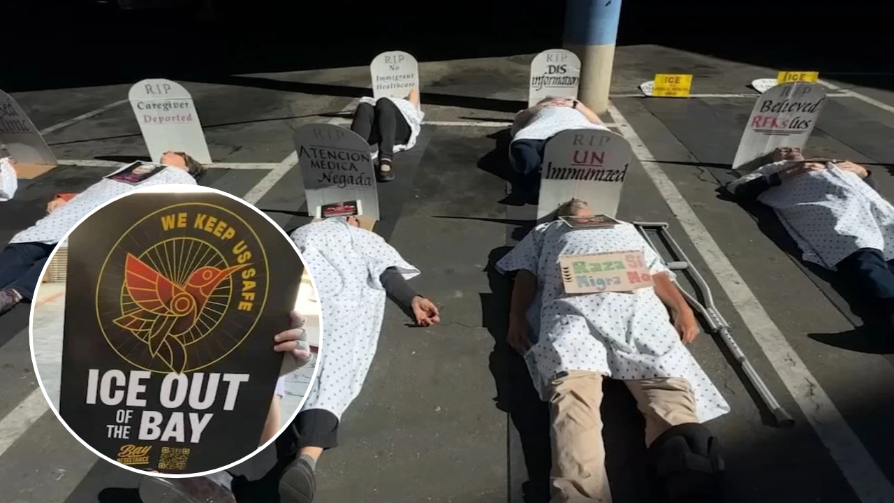 Activists demand end to ICE activity at Oakland's Eastmont Mall, stage 'die-in' demonstration
       — ABC 7 Bay Area, Larkspur Real Estate news