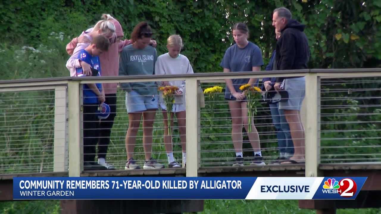 Victim of Winter Garden alligator attack remembered as kind, generous — WESH 2 Orlando, Larkspur Community news