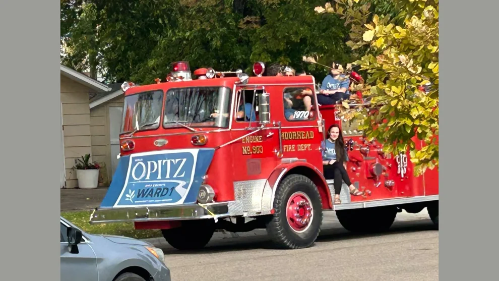 ‘Moorhead’ fire truck’s parade appearance causes social media stir — KFGO, Larkspur Real Estate news