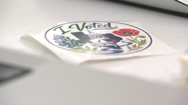 Too young to vote, but making her mark | Williamson County teen designs winning 'I Voted' sticker — KVUE (Austin), Larkspur Schools news