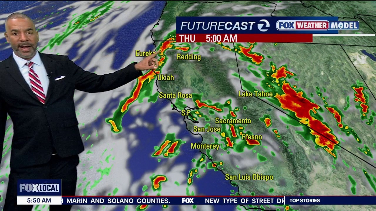 A wet day ahead as rain blankets the Bay Area — KTVU FOX 2 Bay Area, Larkspur Sports news