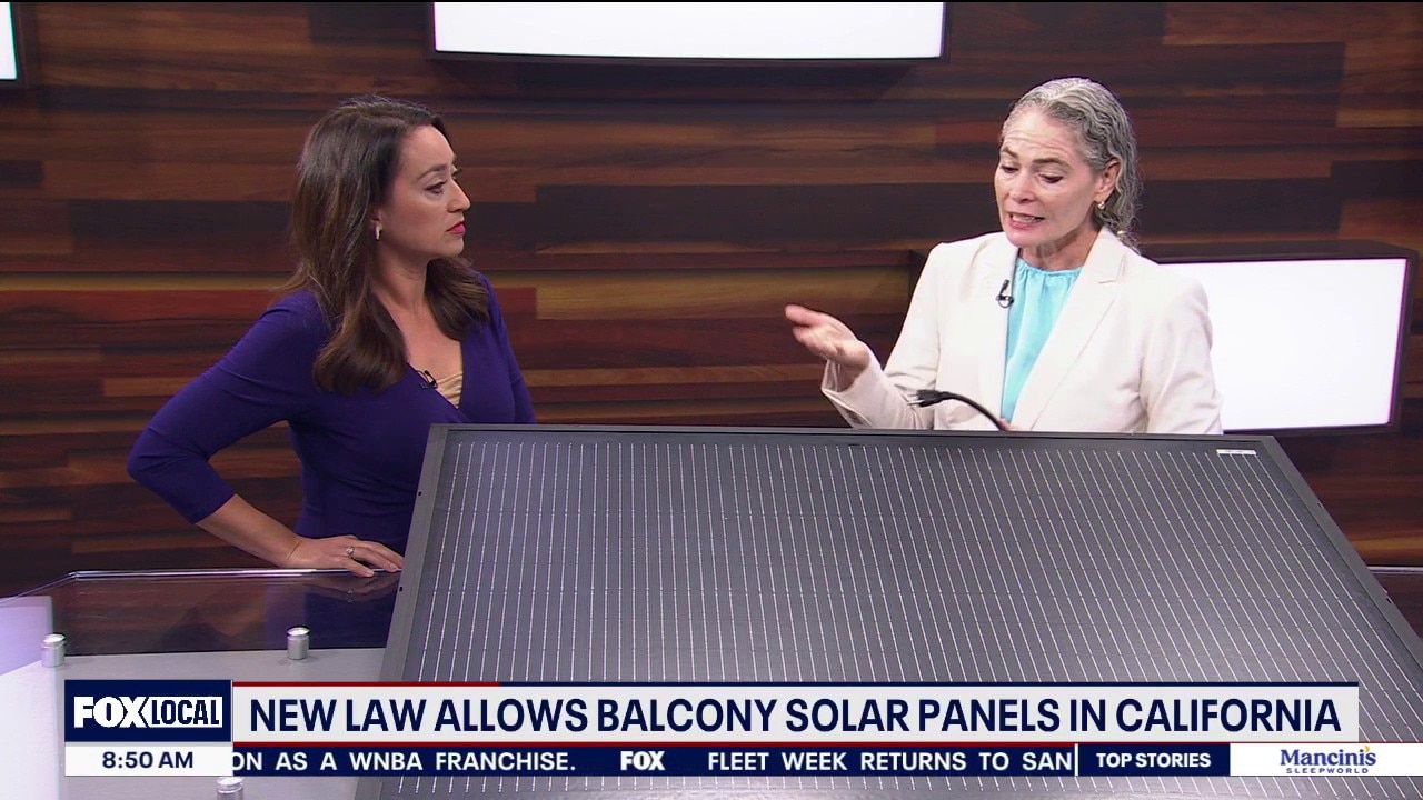 How balcony solar panels work, under new California law allowing them — KTVU FOX 2 Bay Area, Larkspur Community news