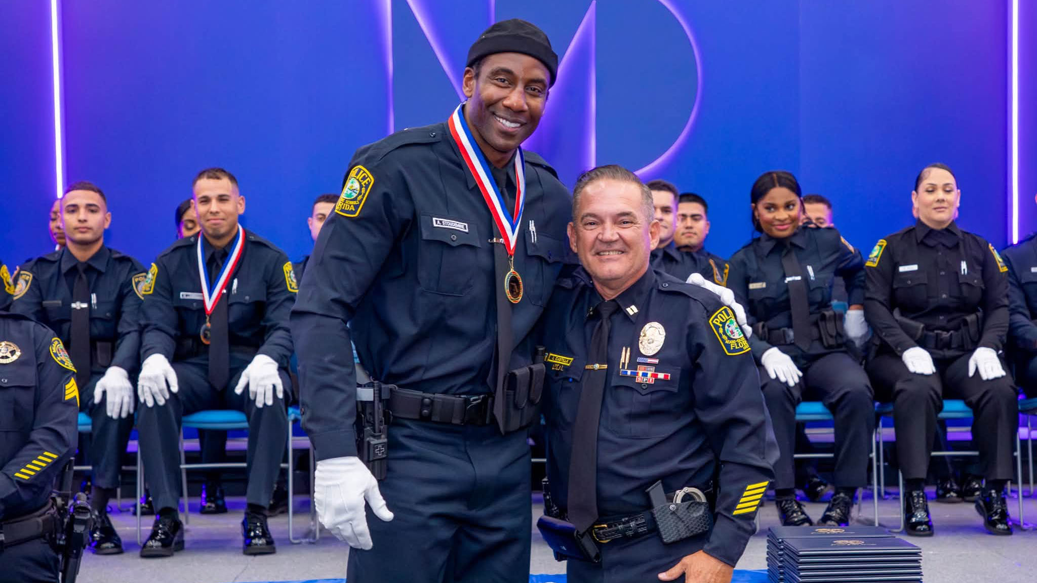 NBA hall of famer Amar'e Stoudemire begins new career as Florida police officer — KTVU Sports, Larkspur Sports news